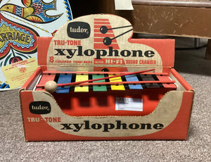 Tudor Tru-Tone 8 Note Xylophone in Original Box