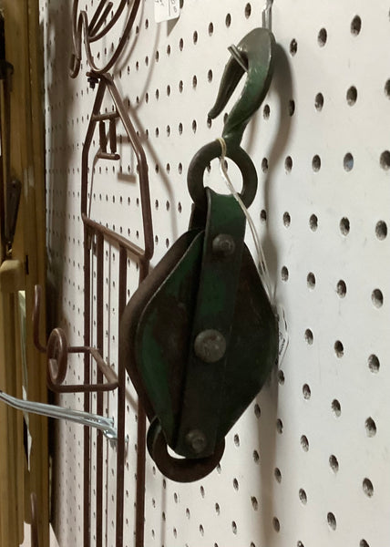 Vintage Green Pulley